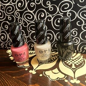 OPI limited edition "Grease" leather effect
